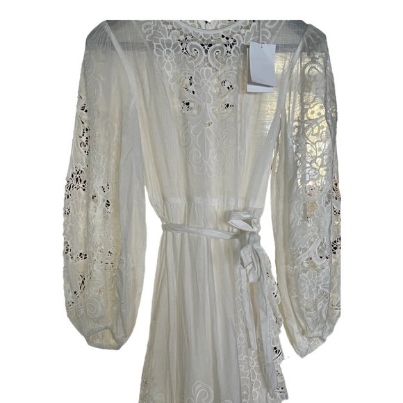 Zimmerman Floral Broderie Dress Size 2 (8) NWT - Picture 6 of 9